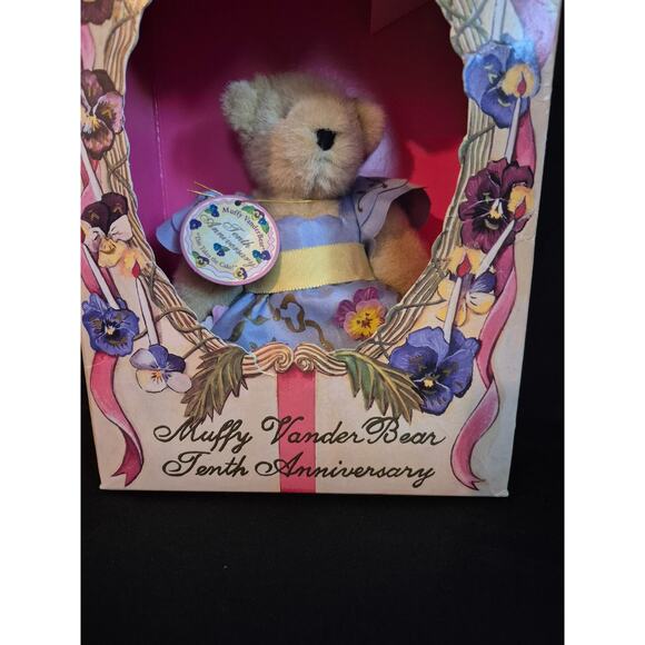 Muffy Vanderbear 10th Anniversary "This Takes the Cake" Limited Edition NAB 1994 - Picture 2 of 5